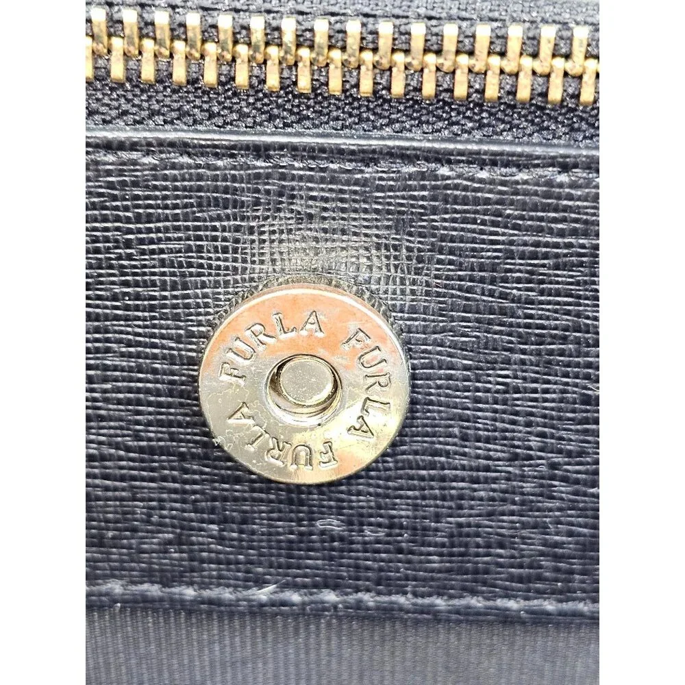 Furla Women's Black Saffiano Leather  Tessa Tote  Shoulder Bag Size Large 2712 - Picture 12 of 16